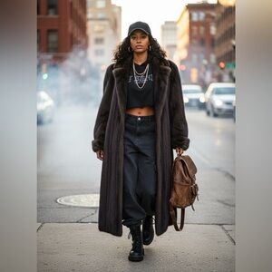 Vintage Mink Fur Coat